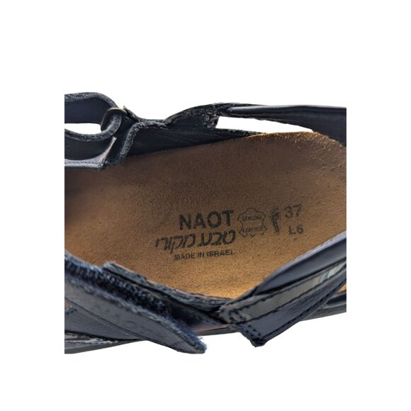 Naot Matai Navy Blue Mary Jane Flat Womens size EU 37 - Picture 7 of 8